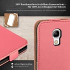 moex Flip Case Samsung Galaxy S4 Klapphülle Leder Optik – Produktbild 3
