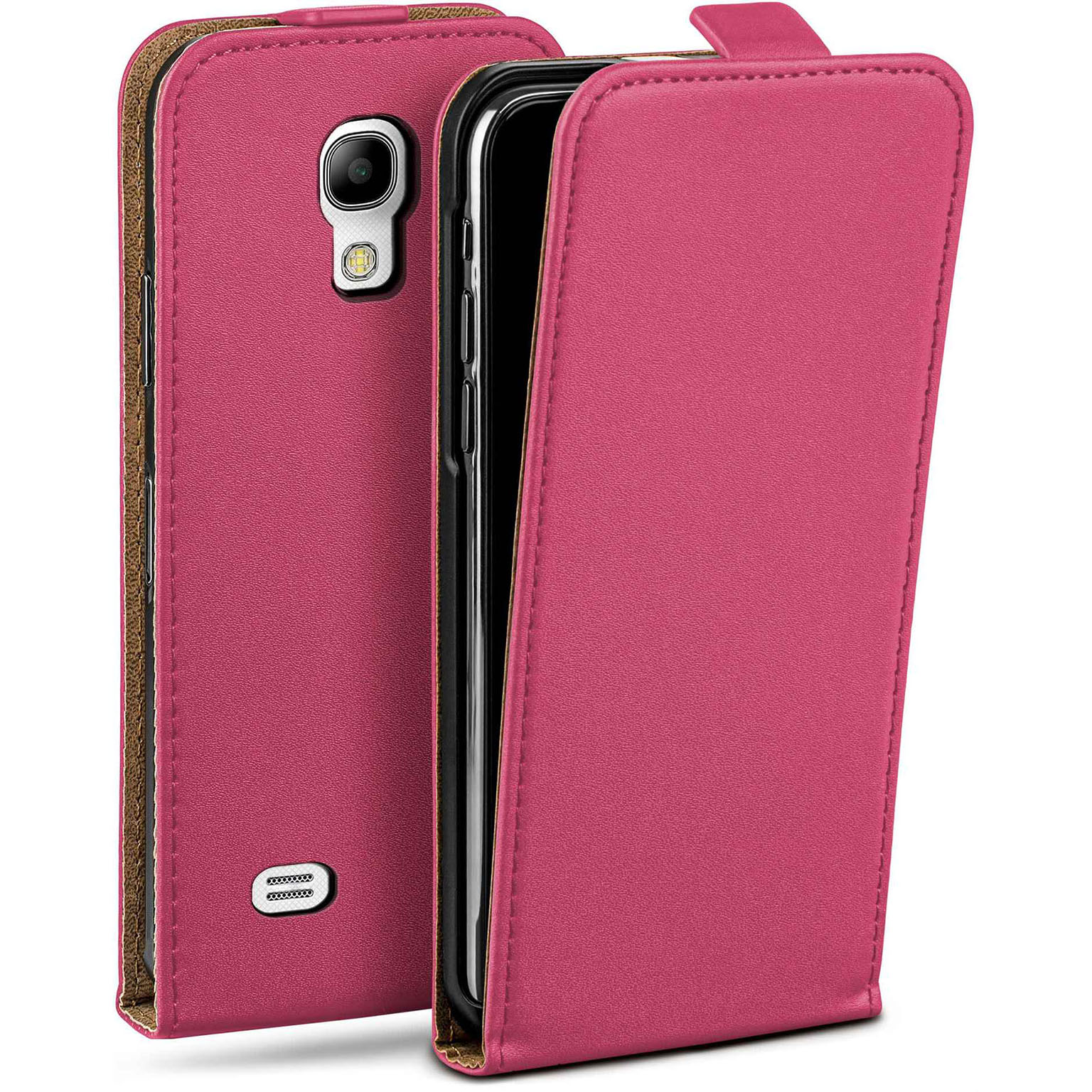 moex Flip Case Samsung Galaxy S4 Klapphülle Leder Optik Hauptbild