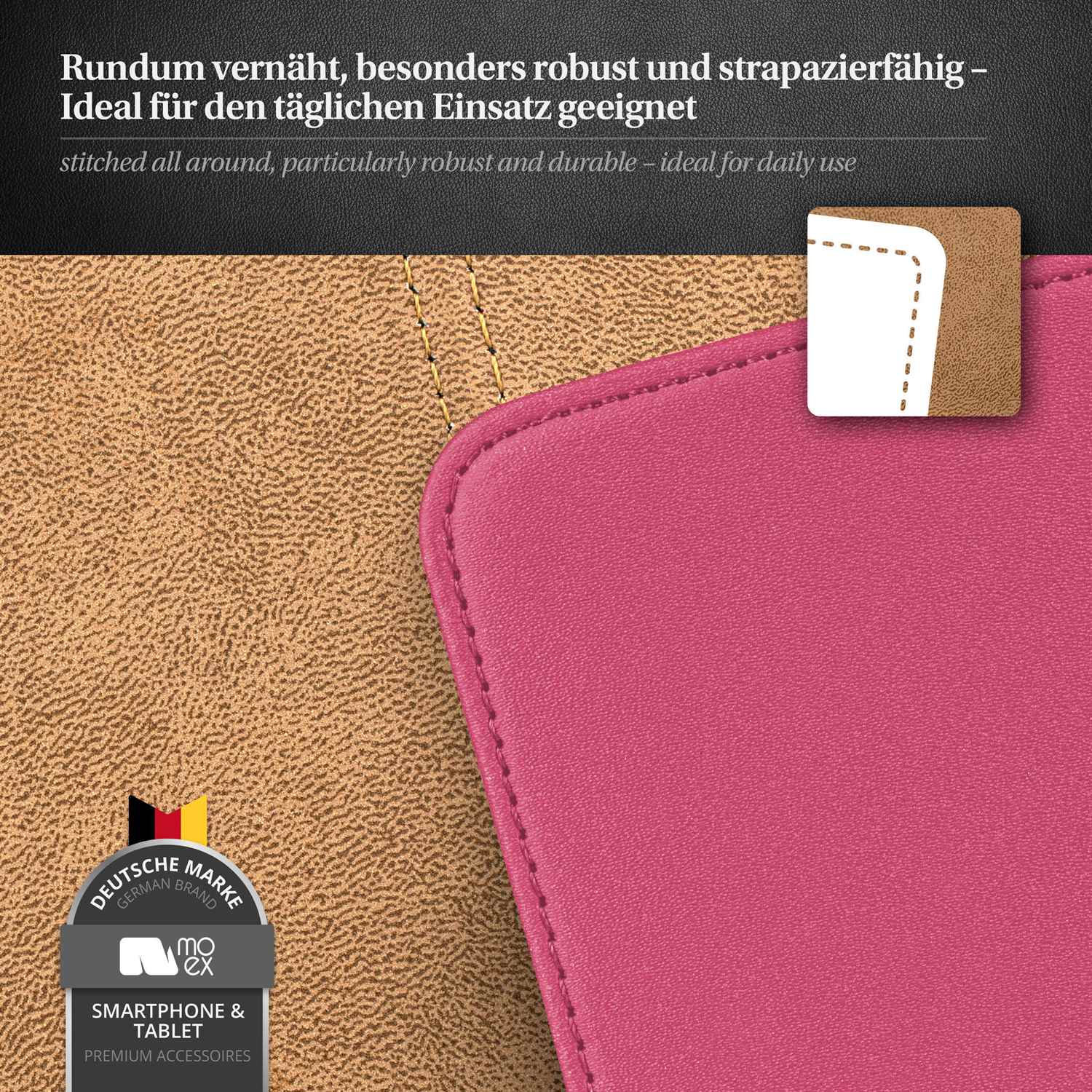 moex Flip Case Samsung Galaxy S4 Klapphülle Leder Optik – Weiteres Produktbild 4