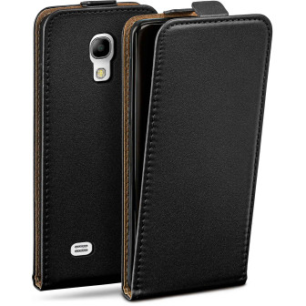 moex moex Flip Case Samsung Galaxy S4 Klapphülle Leder Optik – Deep-Black
