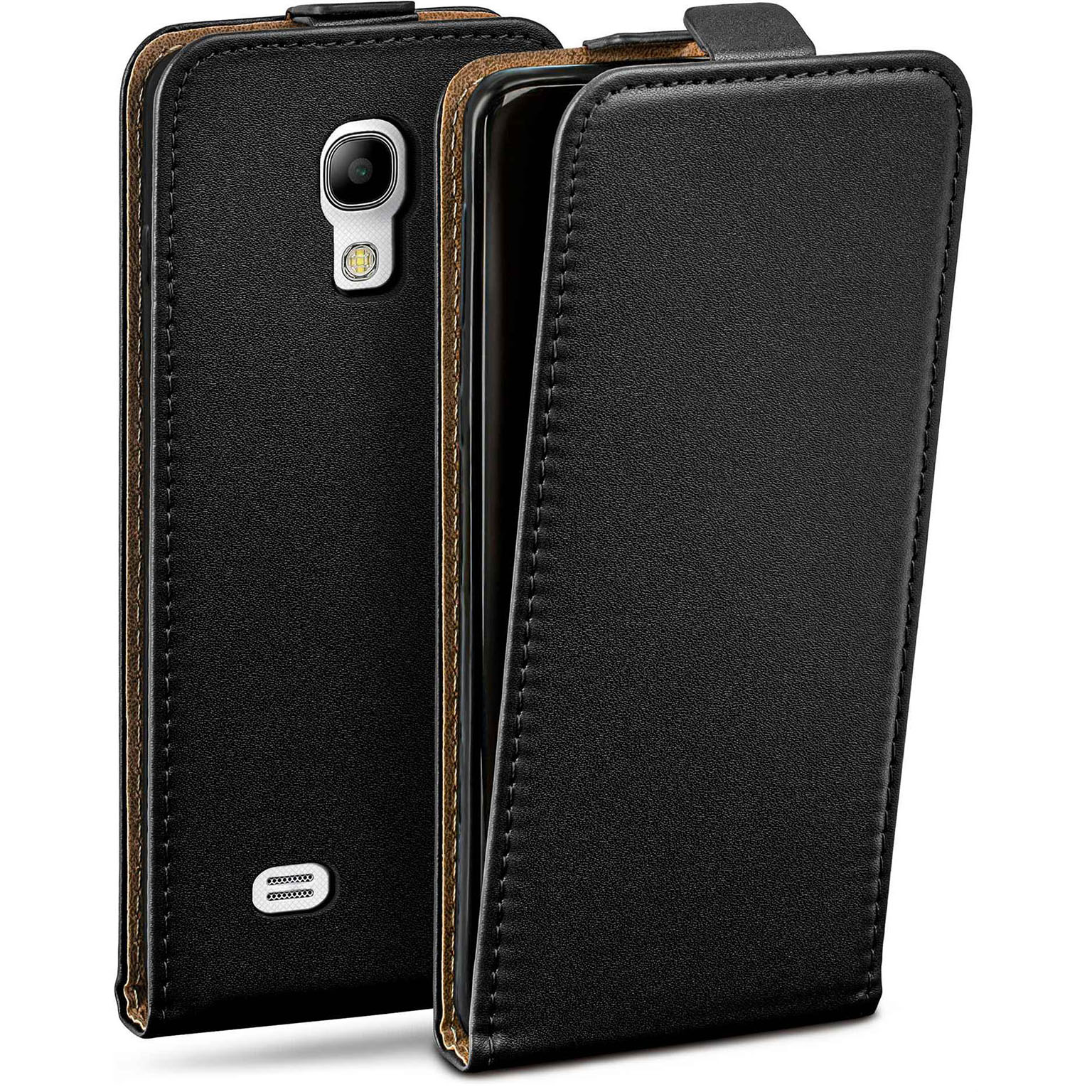 moex Flip Case Samsung Galaxy S4 Klapphülle Leder Optik Hauptbild