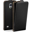 moex Flip Case Samsung Galaxy S5 Mini Klapphülle Leder Optik – Weiteres Produktbild 1