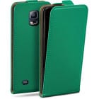 moex Flip Case Samsung Galaxy S5 Klapphülle Leder Optik – Produktbild 1