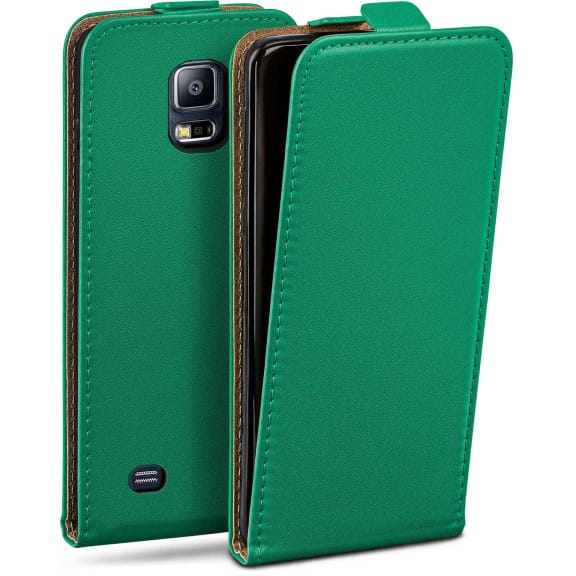 moex Flip Case Samsung Galaxy S5 Klapphülle Leder Optik – Weiteres Produktbild 1 moex Flip Case Samsung Galaxy S5 Klapphülle Leder Optik – Weiteres Produktbild 1