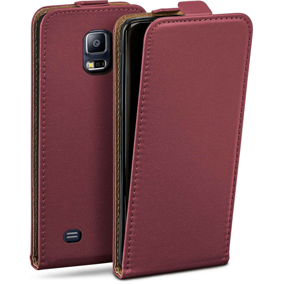moex Flip Case Samsung Galaxy S5 Klapphülle Leder Optik – Weiteres Produktbild 1 moex Flip Case Samsung Galaxy S5 Klapphülle Leder Optik – Weiteres Produktbild 1