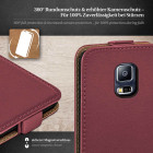 moex Flip Case Samsung Galaxy S5 Klapphülle Leder Optik – Weiteres Produktbild 3