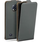 moex Flip Case Samsung Galaxy S5 Klapphülle Leder Optik – Produktbild 1