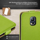 moex Flip Case Samsung Galaxy S5 Klapphülle Leder Optik – Produktbild 3