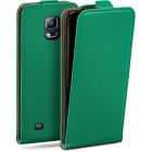 moex Flip Case Samsung Galaxy S5 Neo Klapphülle Leder Optik – Produktbild 1