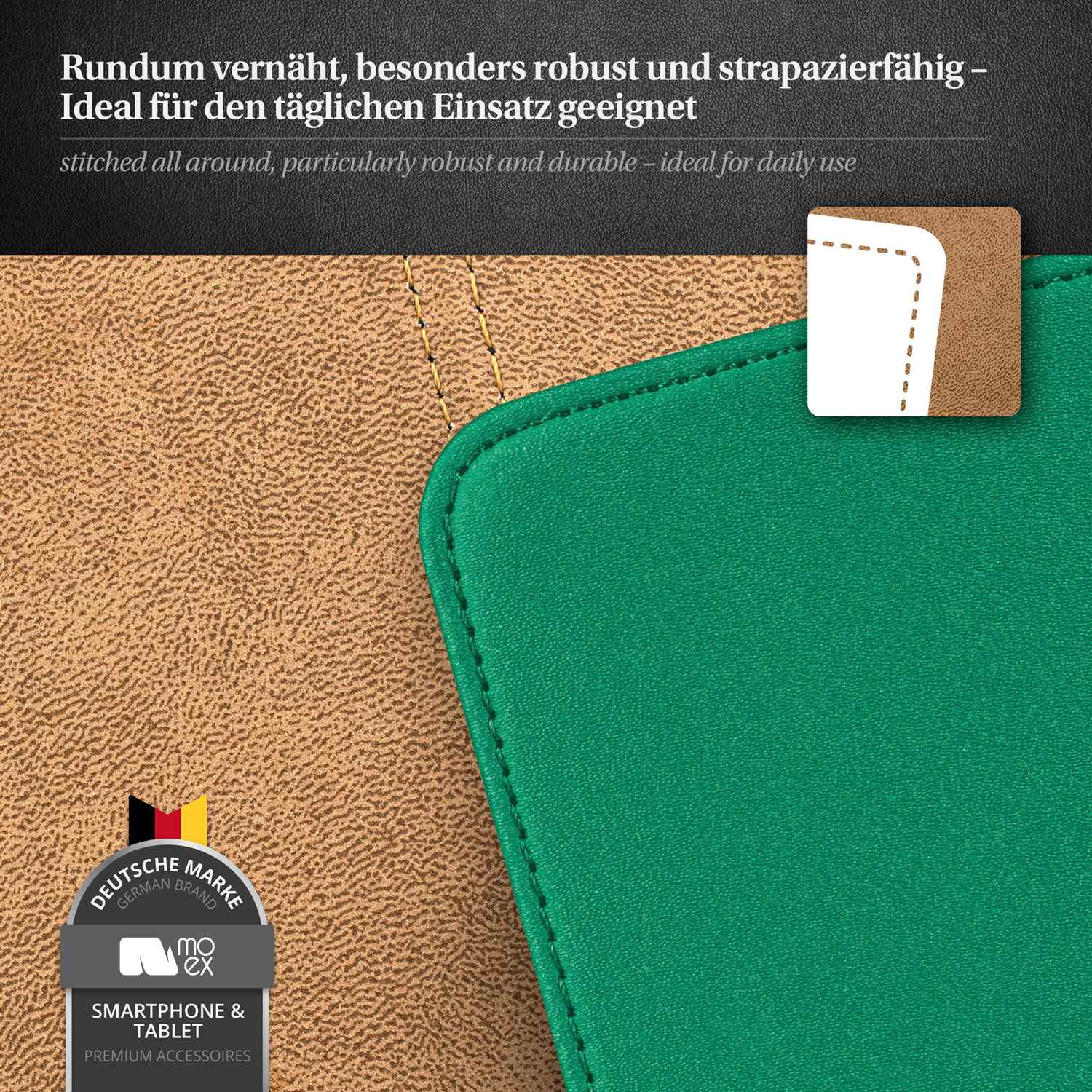 moex Flip Case Samsung Galaxy S5 Neo Klapphülle Leder Optik – Weiteres Produktbild 4