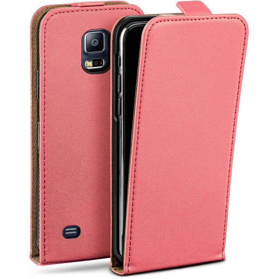 moex Flip Case Samsung Galaxy S5 Neo Klapphülle Leder Optik – Weiteres Produktbild 1