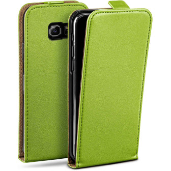 moex Flip Case Samsung Galaxy S6 Edge Klapphülle Leder Optik – Lime-Green moex Flip Case Samsung Galaxy S6 Edge Klapphülle Leder Optik – Lime-Green