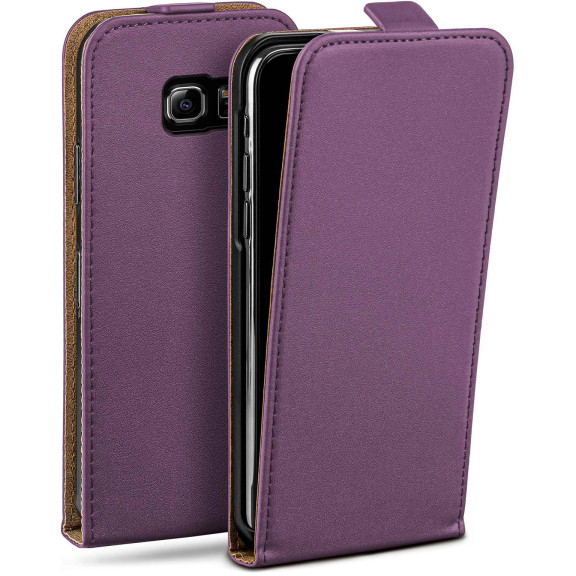 moex Flip Case Samsung Galaxy S6 Edge Klapphülle Leder Optik – Weiteres Produktbild 1 moex Flip Case Samsung Galaxy S6 Edge Klapphülle Leder Optik – Weiteres Produktbild 1