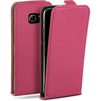 moex Flip Case Samsung Galaxy S6 Edge Klapphülle Leder Optik – Berry-Fuchsia moex Flip Case Samsung Galaxy S6 Edge Klapphülle Leder Optik – Berry-Fuchsia