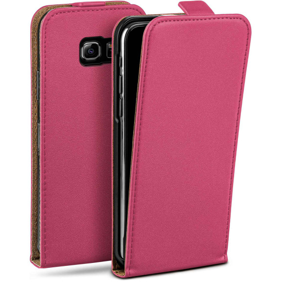 moex Flip Case Samsung Galaxy S6 Edge Klapphülle Leder Optik – Weiteres Produktbild 1 moex Flip Case Samsung Galaxy S6 Edge Klapphülle Leder Optik – Weiteres Produktbild 1