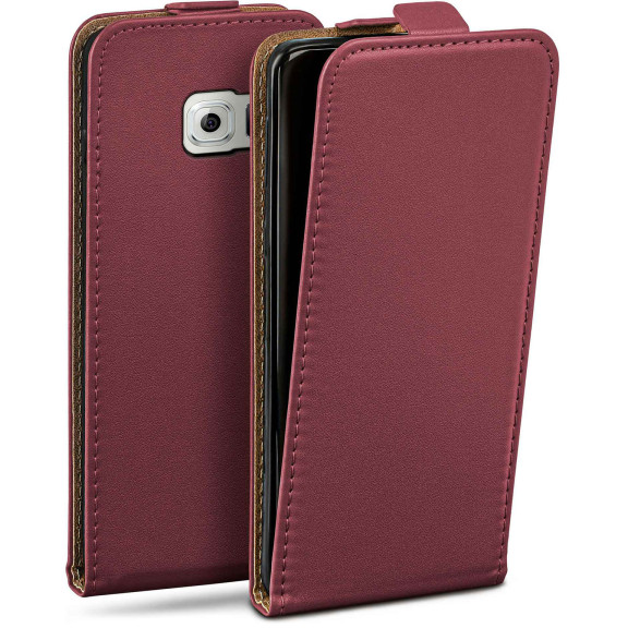 moex Flip Case Samsung Galaxy S6 Klapphülle Leder Optik – Weiteres Produktbild 1