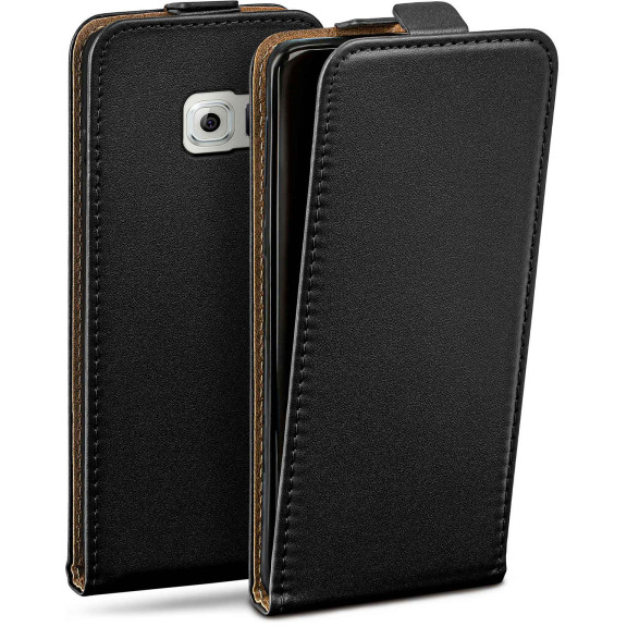 moex Flip Case Samsung Galaxy S6 Klapphülle Leder Optik – Weiteres Produktbild 1