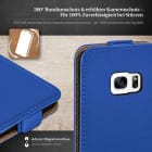 moex Flip Case Samsung Galaxy S7 Klapphülle Leder Optik – Produktbild 3