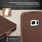 moex Flip Case Samsung Galaxy S7 Klapphülle Leder Optik – Produktbild 3