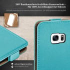 moex Flip Case Samsung Galaxy S7 Klapphülle Leder Optik – Produktbild 3