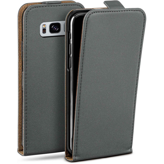 moex Flip Case Samsung Galaxy S8 Plus Klapphülle Leder Optik – Weiteres Produktbild 1 moex Flip Case Samsung Galaxy S8 Plus Klapphülle Leder Optik – Weiteres Produktbild 1