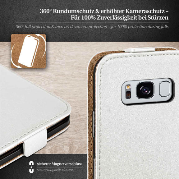 moex Flip Case Samsung Galaxy S8 Plus Klapphülle Leder Optik – Weiteres Produktbild 3 moex Flip Case Samsung Galaxy S8 Plus Klapphülle Leder Optik – Weiteres Produktbild 3