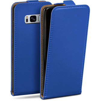moex Flip Case Samsung Galaxy S8 Klapphülle Leder Optik – Royal-Blue moex Flip Case Samsung Galaxy S8 Klapphülle Leder Optik – Royal-Blue