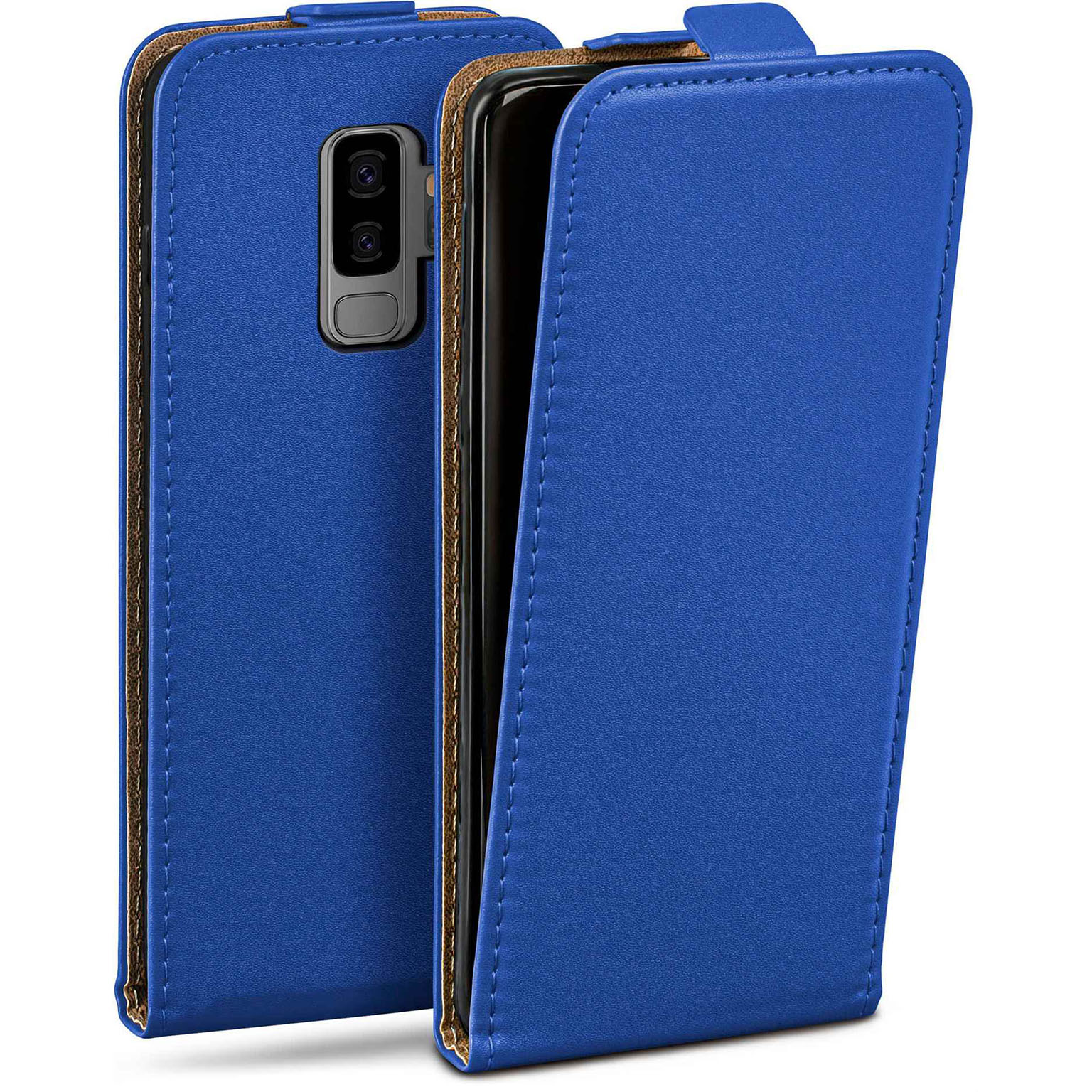 moex Flip Case Samsung Galaxy S9 Plus Klapphülle Leder Optik – Weiteres Produktbild 1 moex Flip Case Samsung Galaxy S9 Plus Klapphülle Leder Optik – Weiteres Produktbild 1