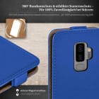 moex Flip Case Samsung Galaxy S9 Plus Klapphülle Leder Optik – Produktbild 3