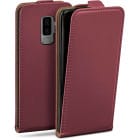 moex Flip Case Samsung Galaxy S9 Plus Klapphülle Leder Optik – Produktbild 1