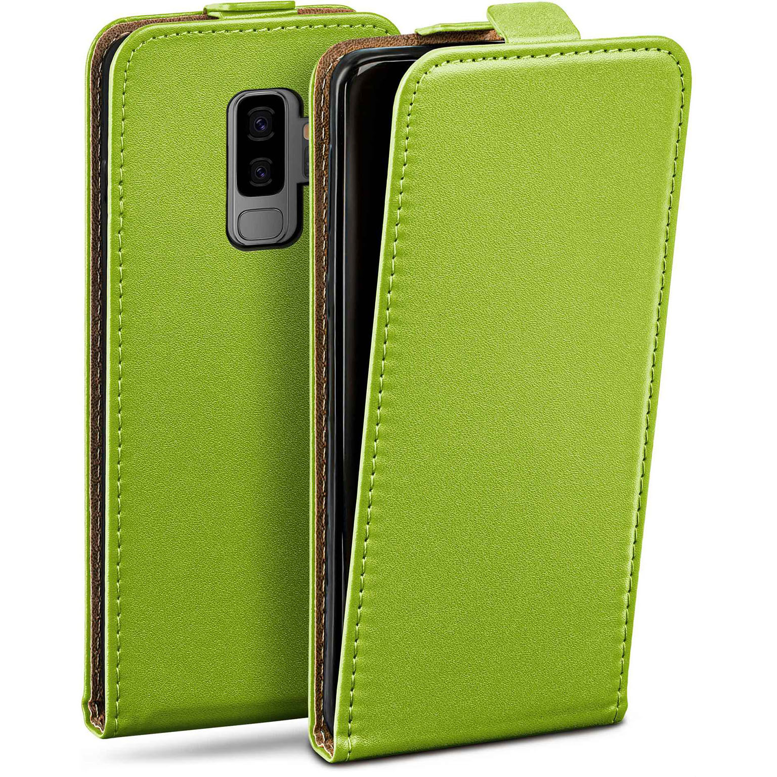 moex Flip Case Samsung Galaxy S9 Plus Klapphülle Leder Optik – Weiteres Produktbild 1 moex Flip Case Samsung Galaxy S9 Plus Klapphülle Leder Optik – Weiteres Produktbild 1