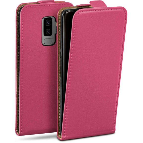 moex Flip Case Samsung Galaxy S9 Plus Klapphülle Leder Optik – Weiteres Produktbild 1