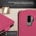 moex Flip Case Samsung Galaxy S9 Plus Klapphülle Leder Optik – Weiteres Produktbild 3