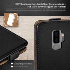 moex Flip Case Samsung Galaxy S9 Plus Klapphülle Leder Optik – Weiteres Produktbild 3