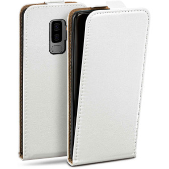 moex Flip Case Samsung Galaxy S9 Plus Klapphülle Leder Optik – Pearl-White moex Flip Case Samsung Galaxy S9 Plus Klapphülle Leder Optik – Pearl-White