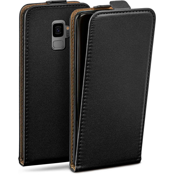 moex Flip Case Samsung Galaxy S9 Klapphülle Leder Optik – Weiteres Produktbild 1 moex Flip Case Samsung Galaxy S9 Klapphülle Leder Optik – Weiteres Produktbild 1