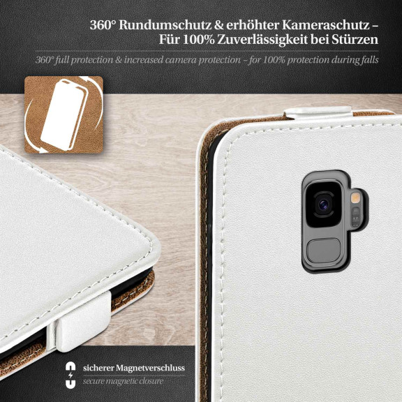 moex Flip Case Samsung Galaxy S9 Klapphülle Leder Optik – Weiteres Produktbild 3 moex Flip Case Samsung Galaxy S9 Klapphülle Leder Optik – Weiteres Produktbild 3
