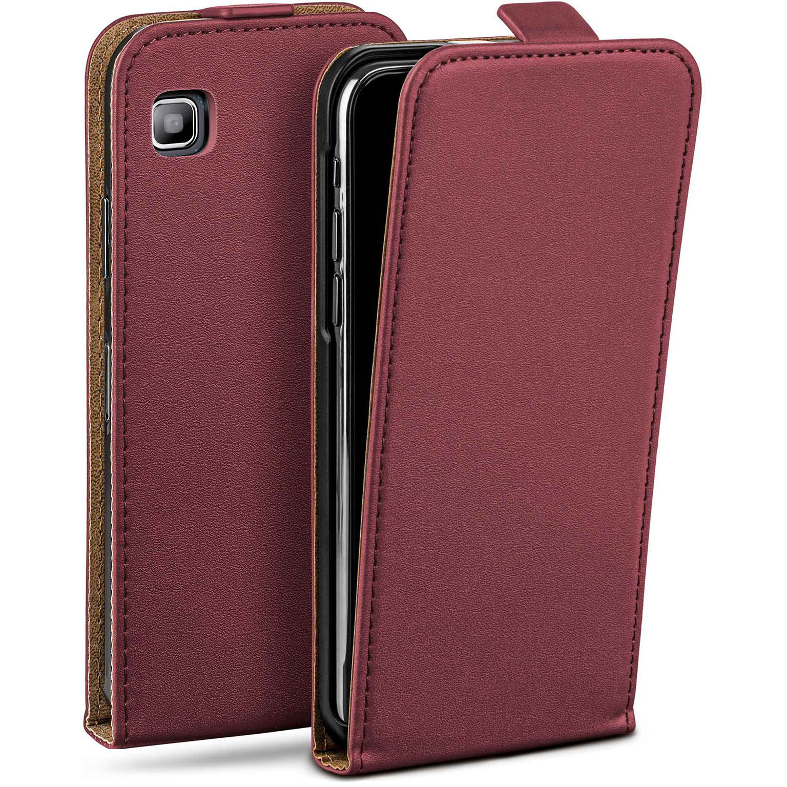 moex Flip Case Samsung Galaxy S Plus Klapphülle Leder Optik – Weiteres Produktbild 1 moex Flip Case Samsung Galaxy S Plus Klapphülle Leder Optik – Weiteres Produktbild 1