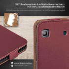 moex Flip Case Samsung Galaxy S Plus Klapphülle Leder Optik – Produktbild 3