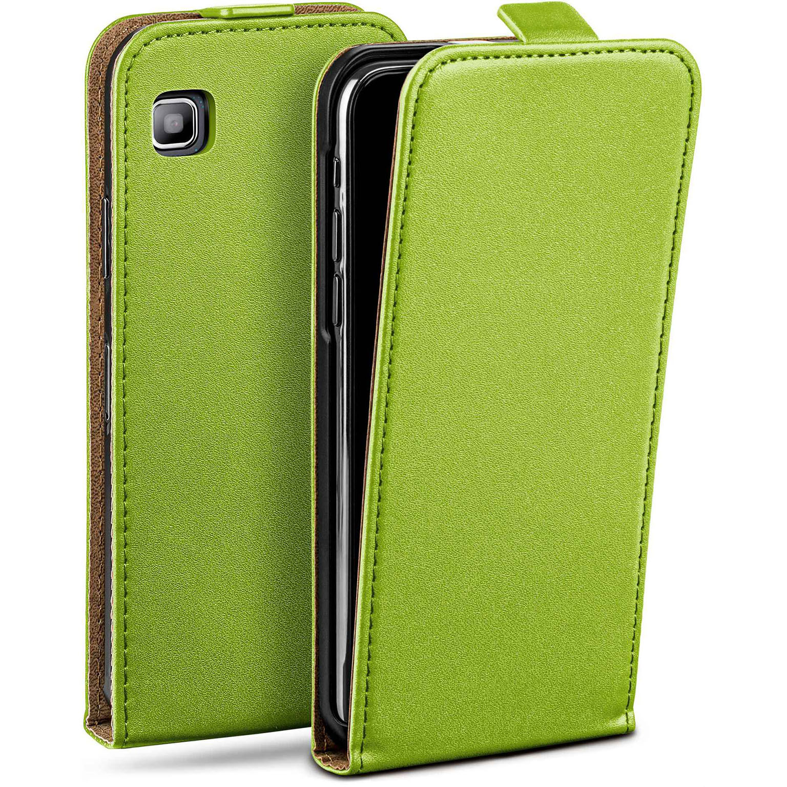 moex Flip Case Samsung Galaxy S Plus Klapphülle Leder Optik – Weiteres Produktbild 1 moex Flip Case Samsung Galaxy S Plus Klapphülle Leder Optik – Weiteres Produktbild 1