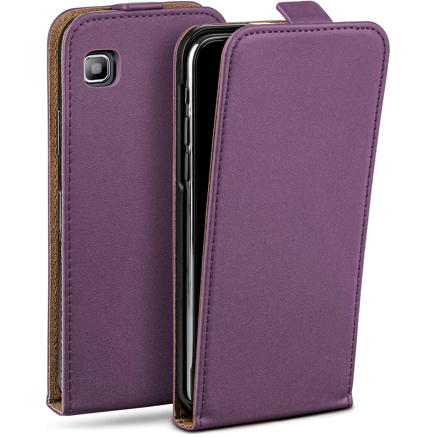 moex Flip Case Samsung Galaxy S Plus Klapphülle Leder Optik – Weiteres Produktbild 1 moex Flip Case Samsung Galaxy S Plus Klapphülle Leder Optik – Weiteres Produktbild 1