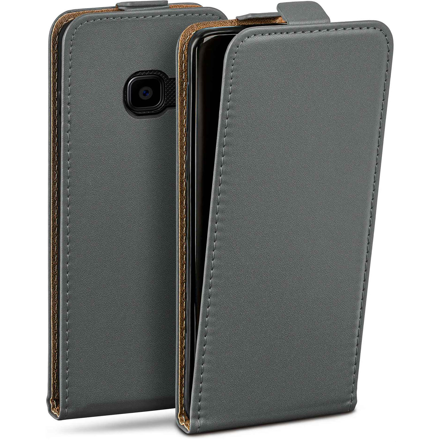 moex Flip Case Samsung Galaxy Xcover 4 Klapphülle Leder Optik – Weiteres Produktbild 1 moex Flip Case Samsung Galaxy Xcover 4 Klapphülle Leder Optik – Weiteres Produktbild 1
