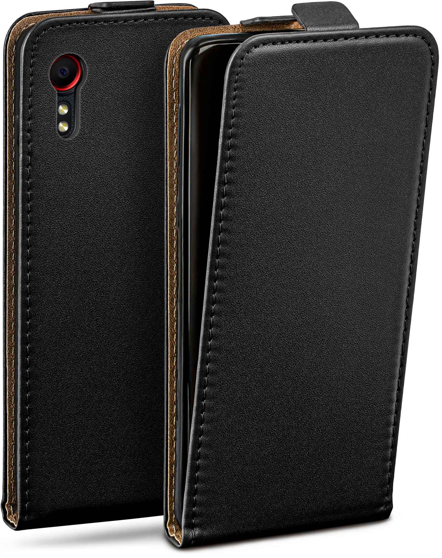 moex Flip Case Samsung Galaxy XCover 5 Klapphülle Leder Optik – undefined
