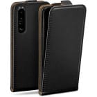 moex Flip Case Sony Xperia 1 III Klapphülle Leder Optik – Weiteres Produktbild 1