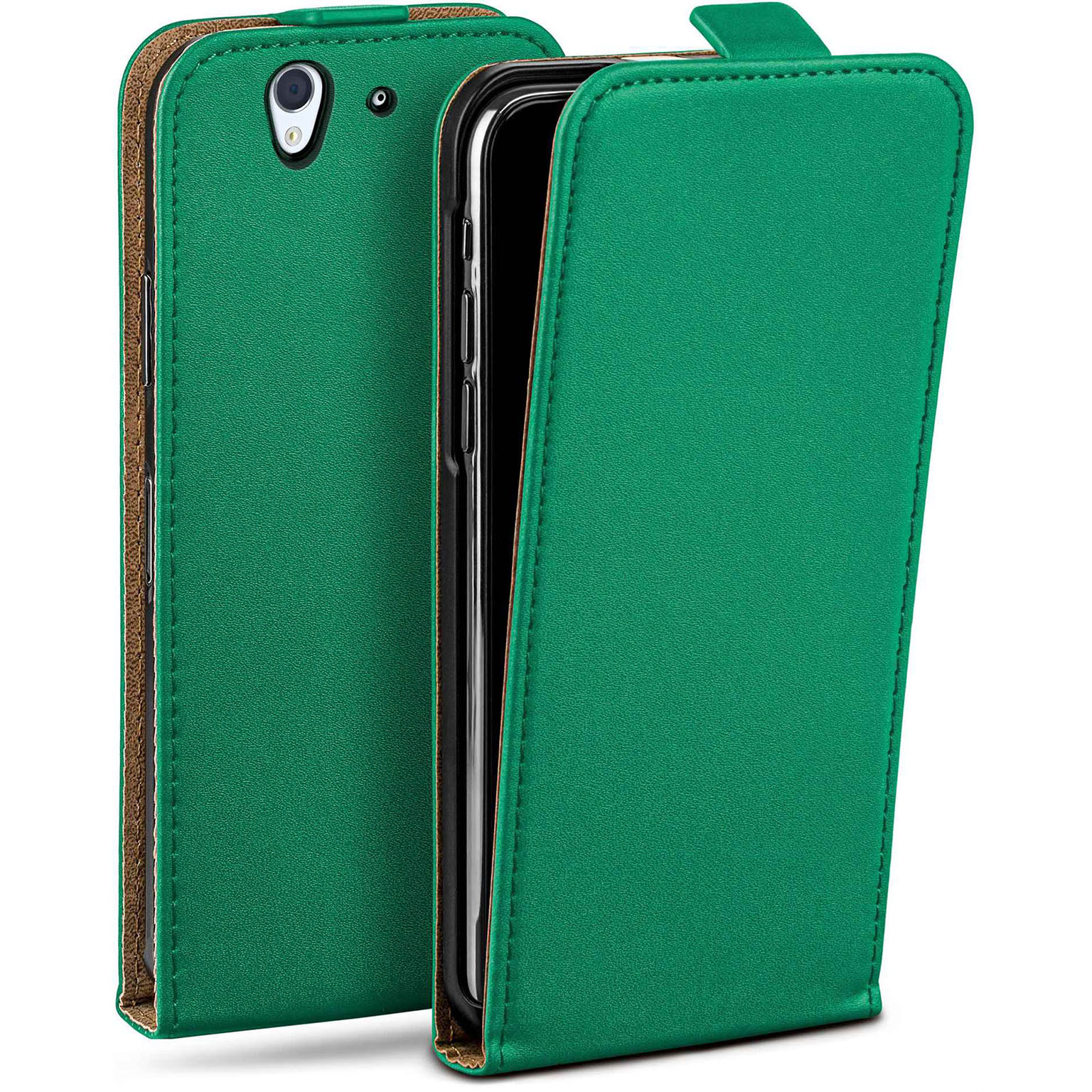 moex Flip Case Sony Xperia Z Klapphülle Leder Optik Hauptbild
