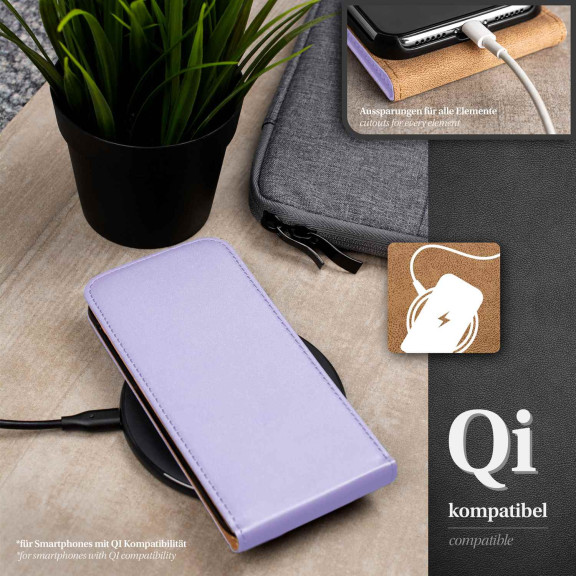 moex Flip Case Sony Xperia Z Klapphülle Leder Optik – Weiteres Produktbild 6