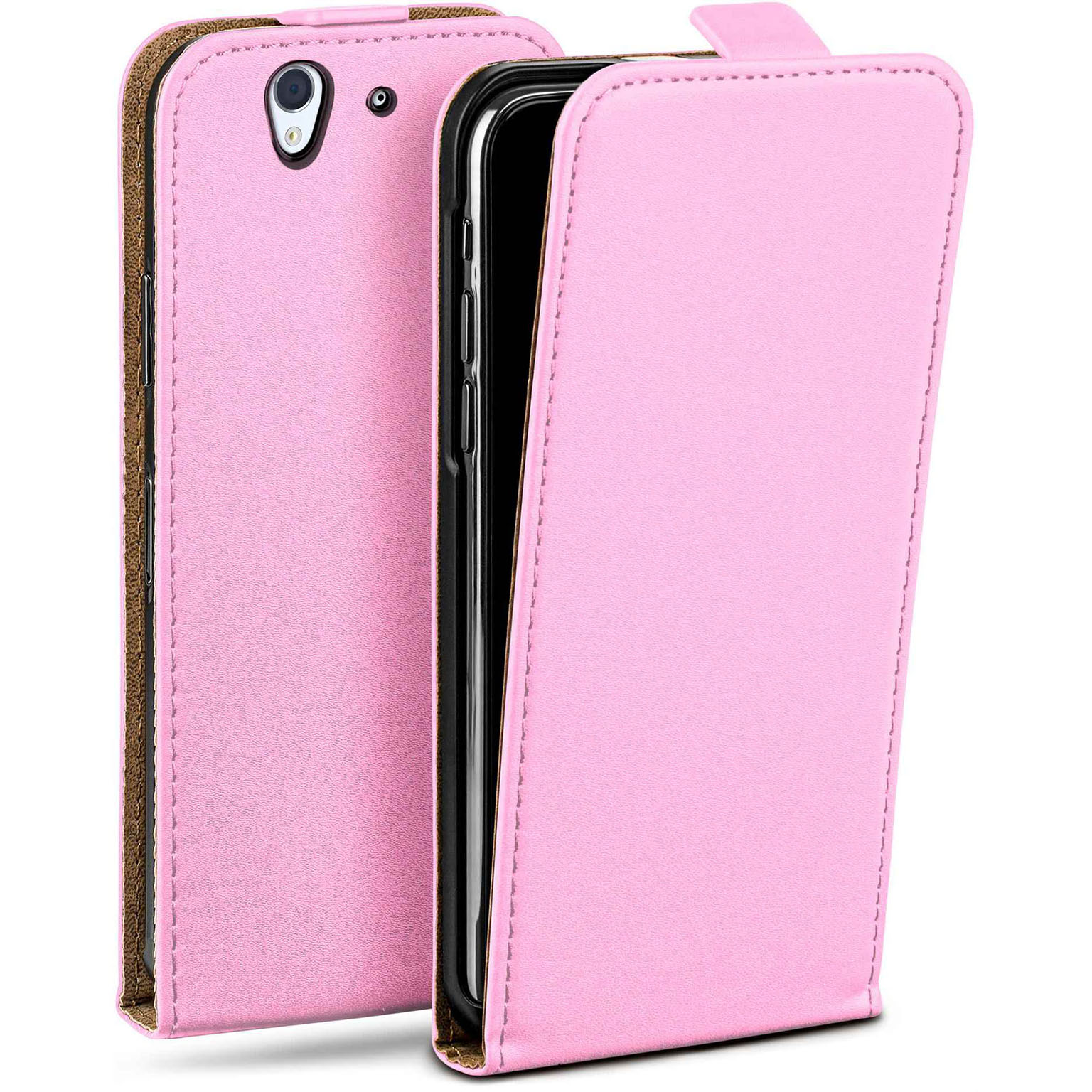 moex Flip Case Sony Xperia Z Klapphülle Leder Optik Hauptbild