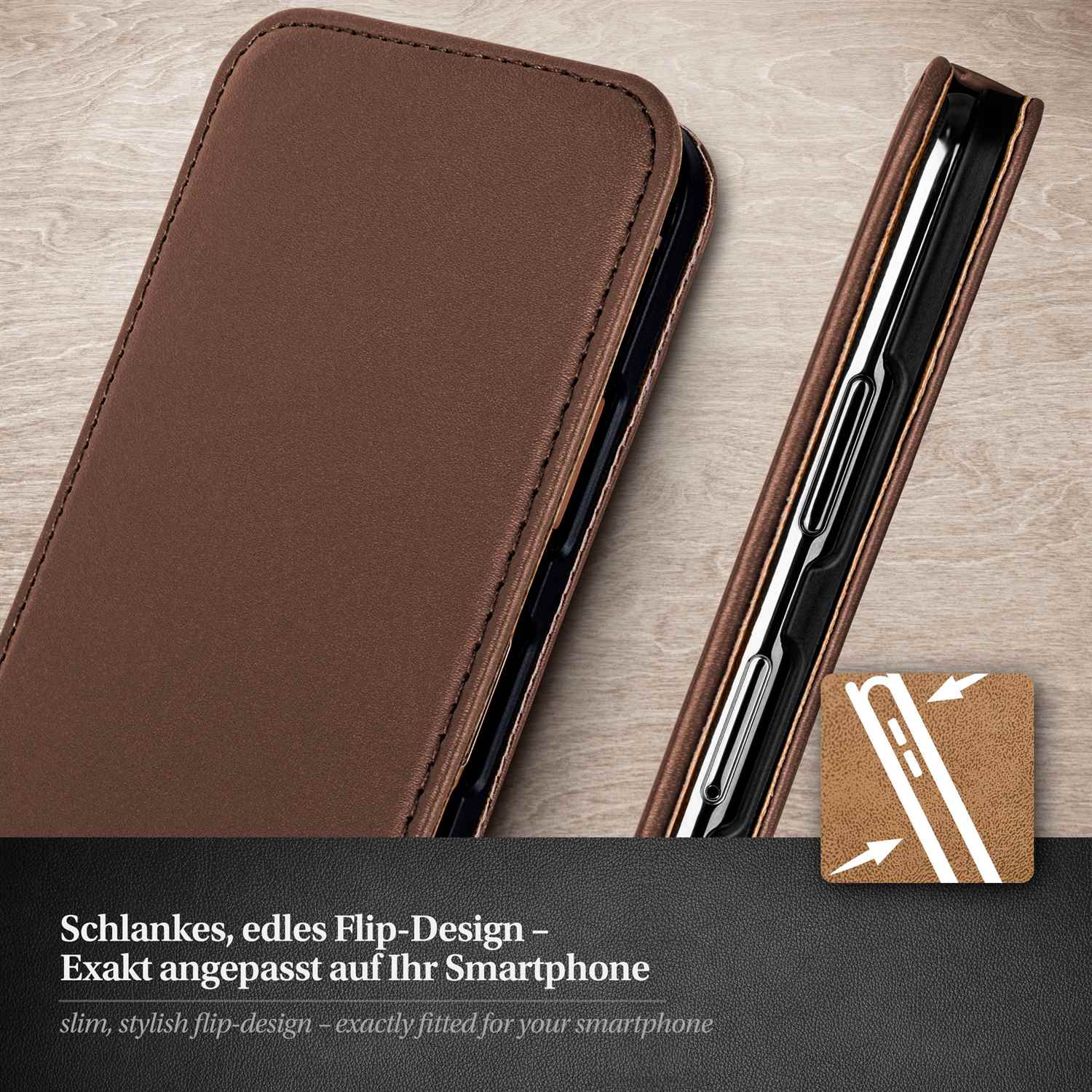 moex Flip Case Sony Xperia Z1 Compact Klapphülle Leder Optik – Weiteres Produktbild 1