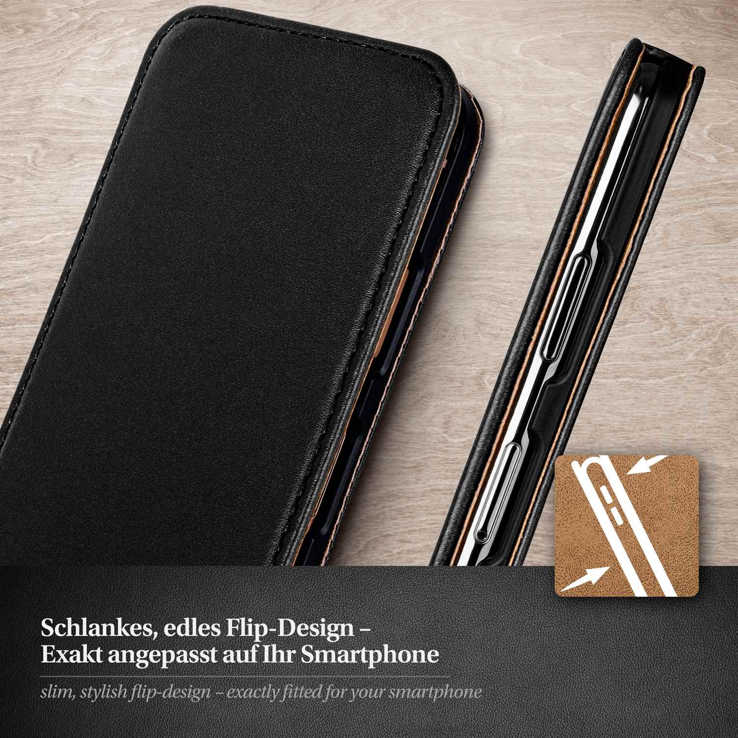 moex Flip Case Sony Xperia Z1 Compact Klapphülle Leder Optik – Weiteres Produktbild 1