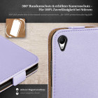 moex Flip Case Sony Xperia Z1 Klapphülle Leder Optik – Weiteres Produktbild 3